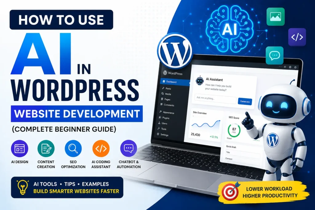 How to Use AI in WordPress Website Development (Complete Beginner Guide)